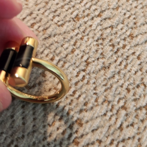 💥SALE💥NWT MICHAEL KORS BLACK AGATE RING & EARRING SET 💥💥 - Picture 2 of 9